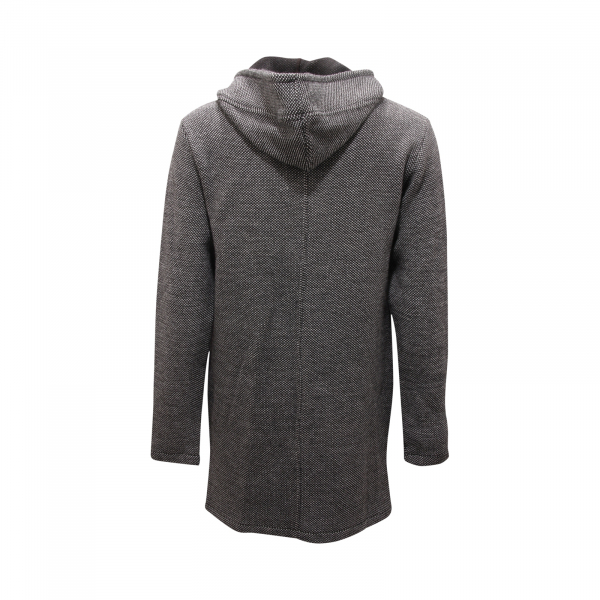 5128AR cappotto uomo IMPERIAL man wool blend coat black/grey