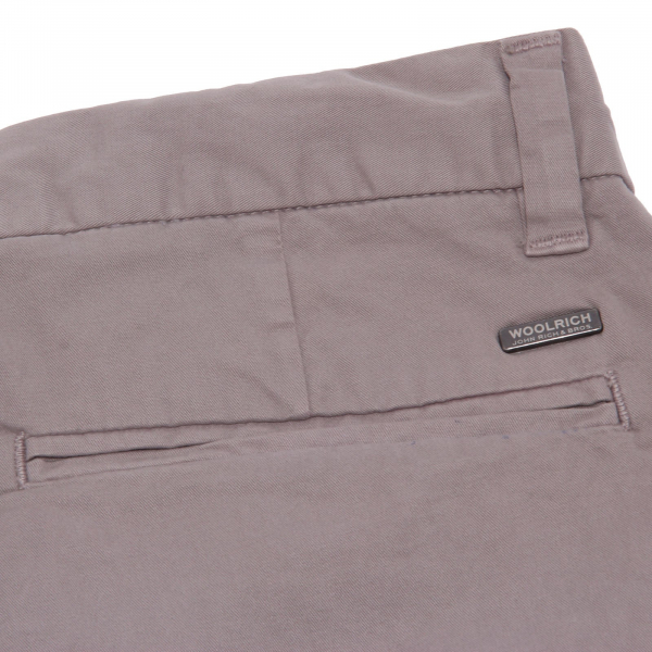 5130AB bermuda bimbo BOY WOOLRICH STRETCH grey garment dyed shorts kid