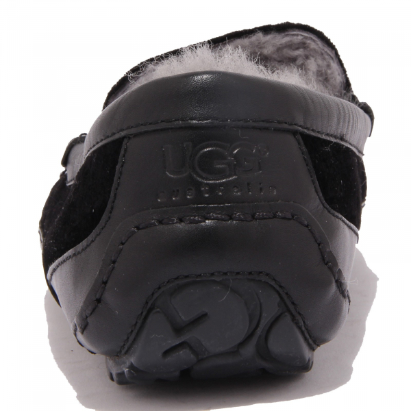 5138AA (WITHOUT BOX) velluto mocassino uomo velvet black UGG loafer man