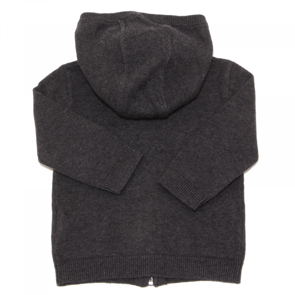 5143O cardigan bimbo grigio BURBERRY cotone maglioni sweaters jumpers kids
