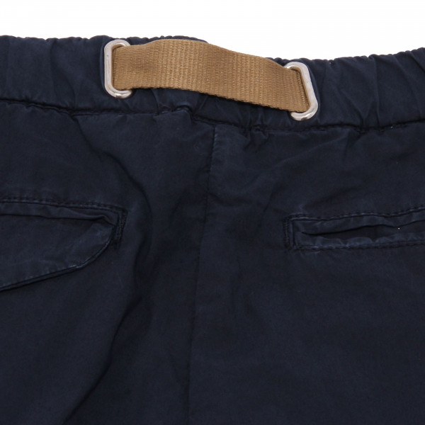 5154AB bermuda bimbo BOY WHITE SAND VINTAGE blue garment dyed shorts kid