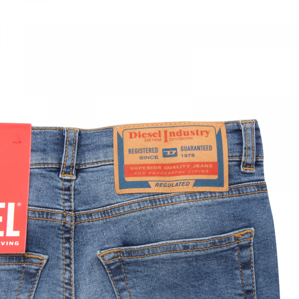 5159AQ jeans bimbo DIESEL boy kids denim trousers blue