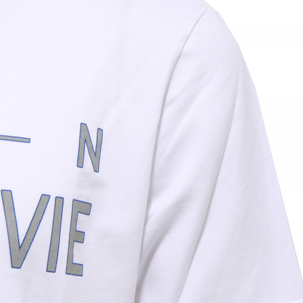 5171V maglia uomo OBVIOUS BASIC BY PAOLO PECORA white t-shirt men