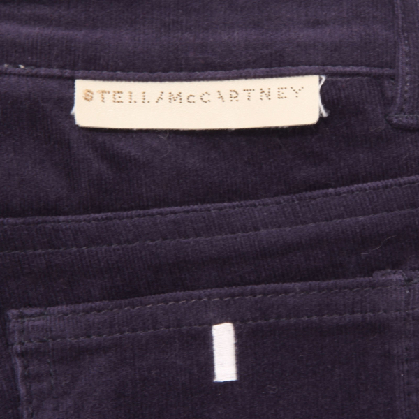5181AE pantalone bimba girl STELLA McCARTNEY KIDS velvet trousers blue