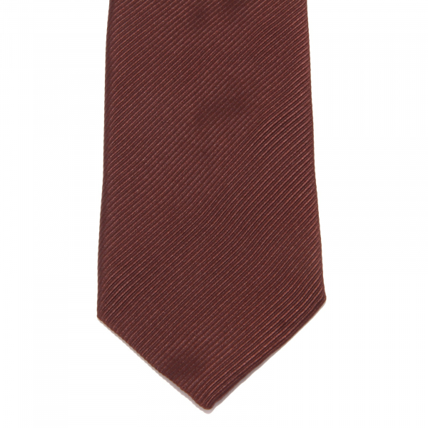 5188S cravatta uomo D BY D seta marrone brown silk tie men