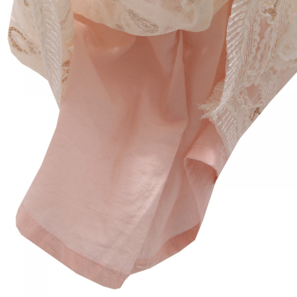 5218R abito bimba QUIS QUIS BY S.CAVALLERI rosa vestito cerimonia dress kid