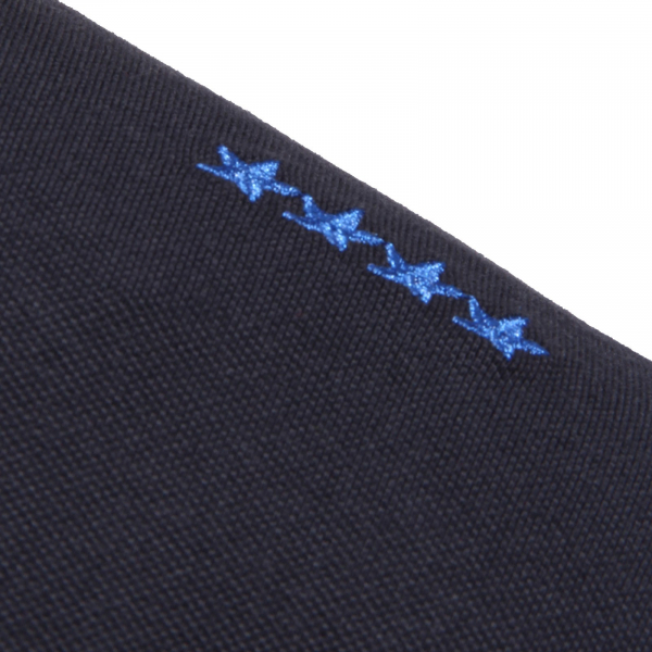 5236K  polo uomo INVICTA ICON blue piquet GARMENT DYED polo t-shirt man