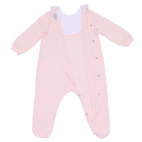 5238AA tutina cotton bimba GIRL COMME SI COMME CA pink romper