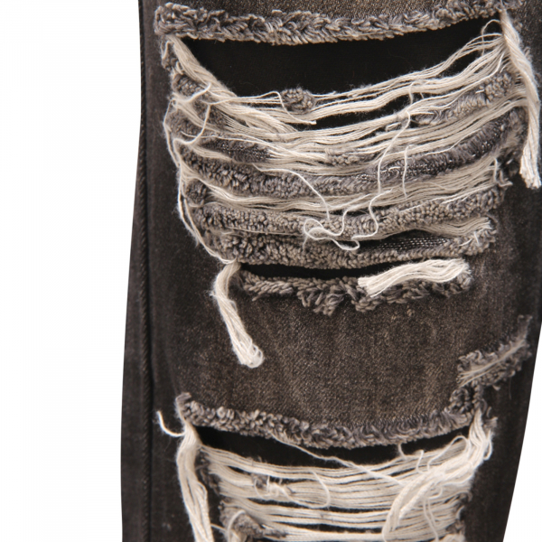 5248AS jeans uomo JUSTING man denim trousers blackb 