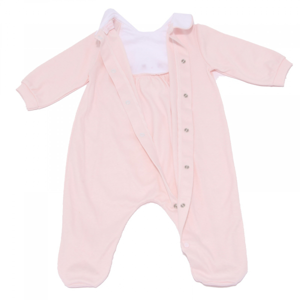 5253AA tutina cotton bimba GIRL COMME SI COMME CA pink romper