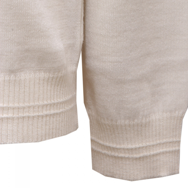 5257AF maglione dolcevita uomo OFFICINA36 white wool mix sweater man