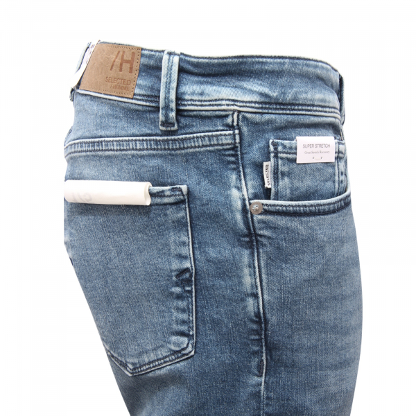 5274AS jeans uomo SELECTED HOMME 175-SLIM LEON man denim trousers