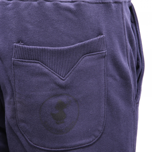 5275AH pantaloni uomo SAVE THE DUCK blue cotton sweatpants man