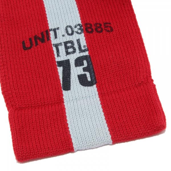 5288T sciarpa bimbo TIMBERLAND cotone rosso/azzurro scarf kid