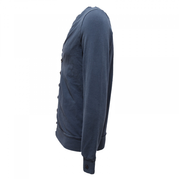 5292Q cardigan vintage effect uomo CYCLE cotone blu maglia jumpers men