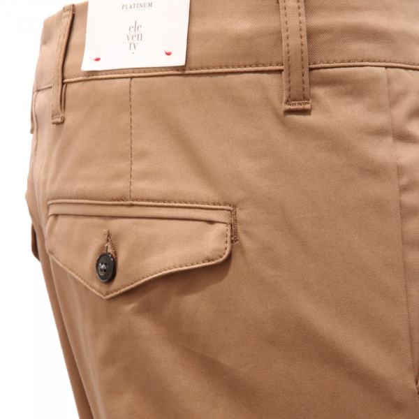 5337AH pantalone uomo ELEVENTY light brown cotton trouser man