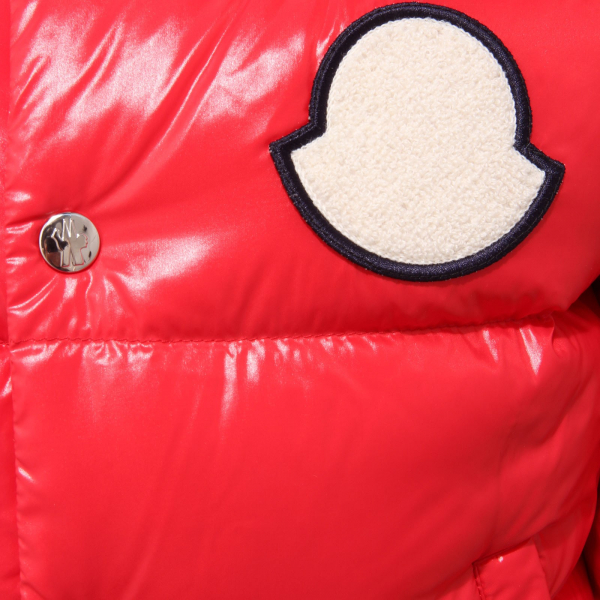 piumino bimbo boy MONCLER PIRIAC red down padded jacket