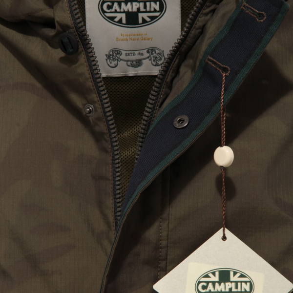5381J giubbotto antivento CAMPLIN caban green camouflage windbreaker jacket man