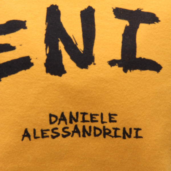 5393AE felpa bimbo DANIELE ALESSANDRINI yellow cotton sweater kid