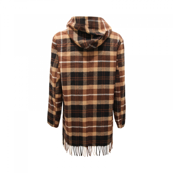 5400AR cappotto frange uomo IMPERIAL man tartan jacket