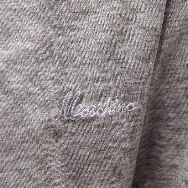 5413AE cardigan bimba girl MOSCHINO KID grey lyocell sweater kids
