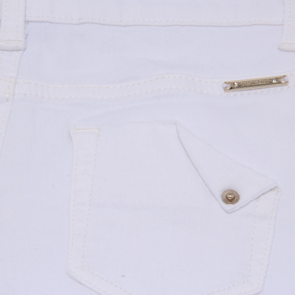 5436AB bermuda bimba GIRL TWIN-SET frayed denim weathered look shorts kid