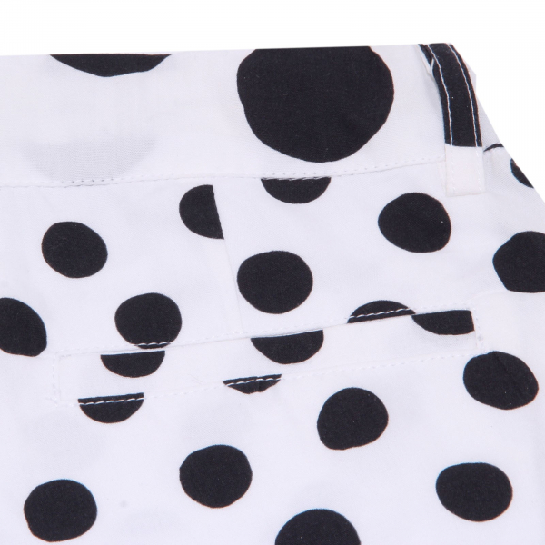 5455AB bermuda bimba GIRL SIMONETTA MINI dark blue pois shorts kid
