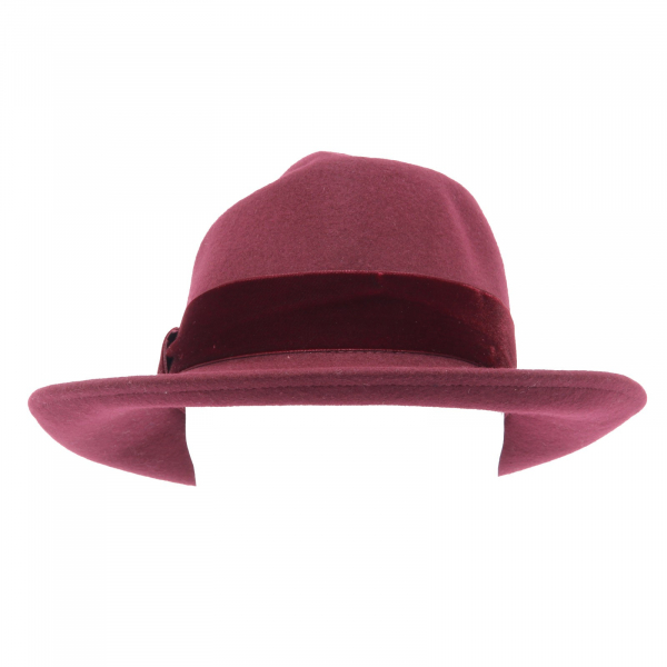 5455AG cappello donna HAT YOU burgundy wool hat woman