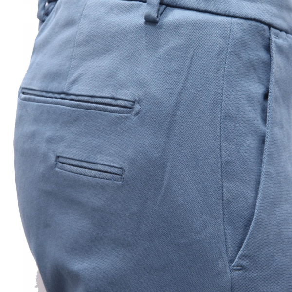 5456AH pantalone uomo BRIGLIA light blue cotton blend trouser men