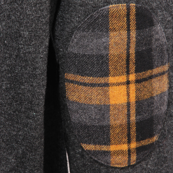 5465AF maglione uomo ALTEA dark grey wool sweater man