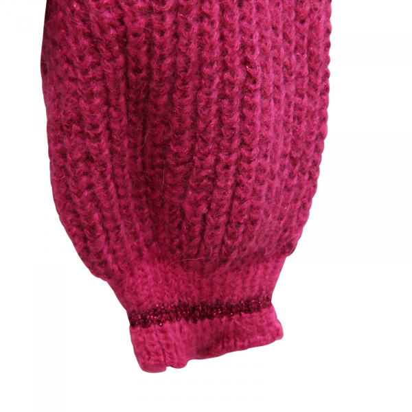 5487AZ MAGLIONE BIMBA LIU JO GIRL KIDS V-NECK SWEATER