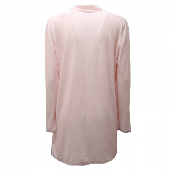 5500AE cardigan maglione donna KANGRA cotton pink lurex sweater woman