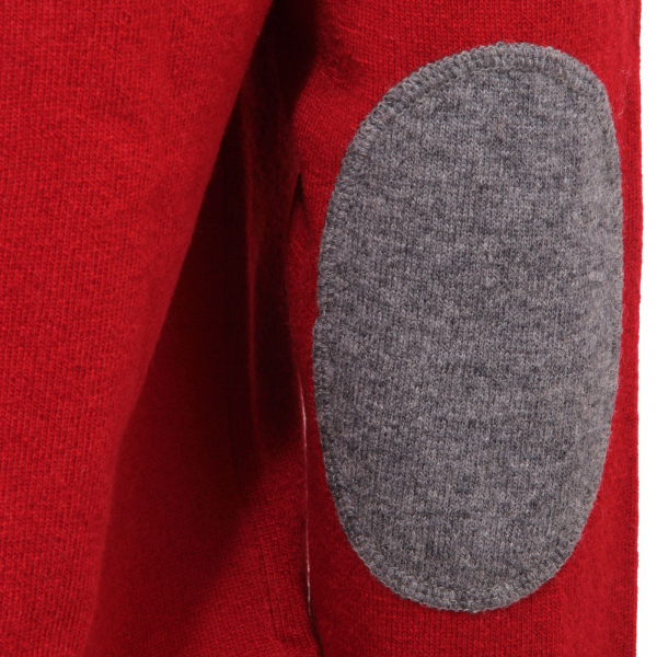 5500AF maglione uomo ALTEA dark red wool sweater man