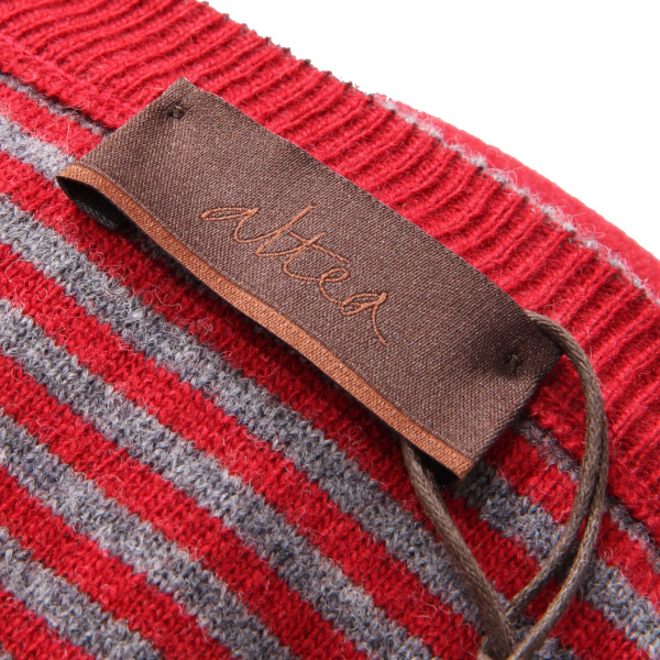 5500AF maglione uomo ALTEA dark red wool sweater man