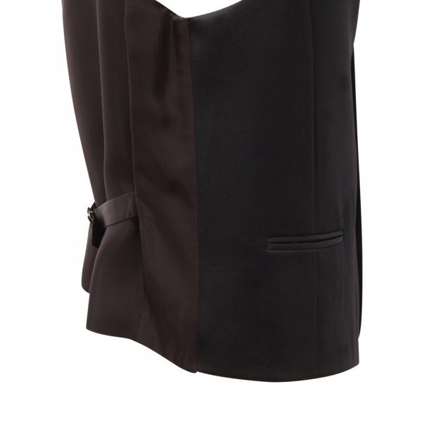 5500AV GILET UOMO MABRO MAN WAISTCOAT BLACK DROP7