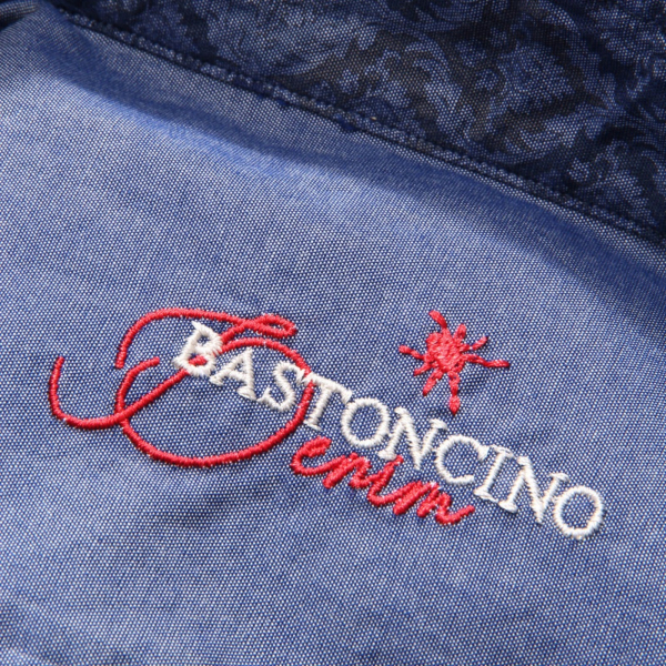 5505AI camicia uomo BASTONCINO man cotton shirt blue