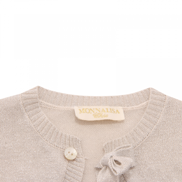 5505AP coprispalle bimba MONNALISA gril kid sweater LUREX
