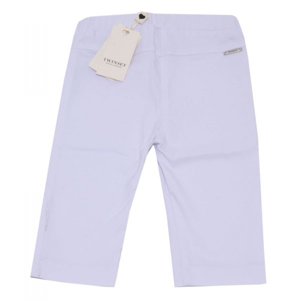 5506AB bermuda bimba GIRL TWIN-SET white shorts kid