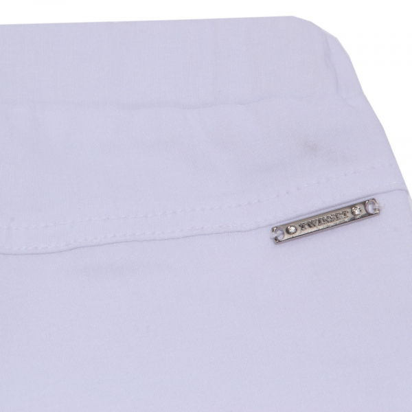 5506AB bermuda bimba GIRL TWIN-SET white shorts kid