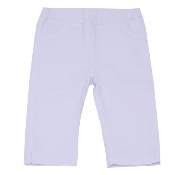 5506AB bermuda bimba GIRL TWIN-SET white shorts kid