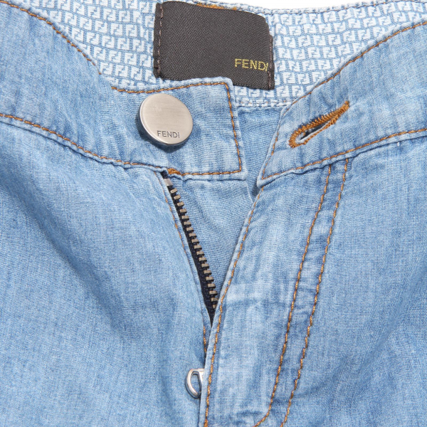 5514G bermuda jeans bimbo FENDI pantaloni trousers shorts kids