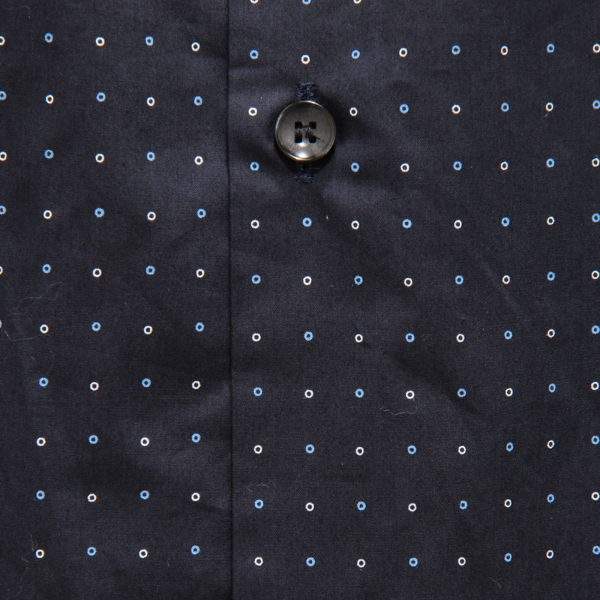 5523AR camicia uomo SELECTED HOMME EASY TO IRON man SLIM shirt blue