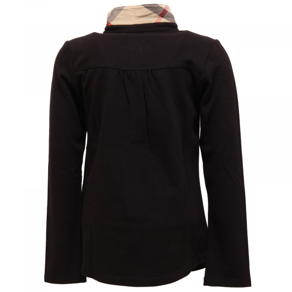 5523I polo bimba nera BURBERRY maglie t-shirts kids