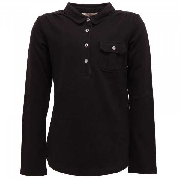 5523I polo bimba nera BURBERRY maglie t-shirts kids