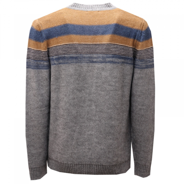 5530AF cardigan uomo KAOS grey wool blend sweater man