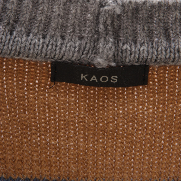 5530AF cardigan uomo KAOS grey wool blend sweater man