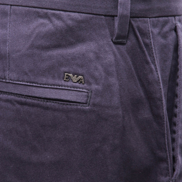 5534AH pantalone uomo EMPORIO ARMANI blue cotton trouser man
