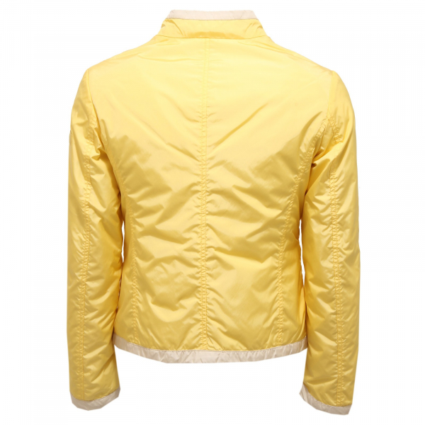 5540R giubbotto bimba girl PEUTEREY BONAIRE beige/yellow reversible jacket