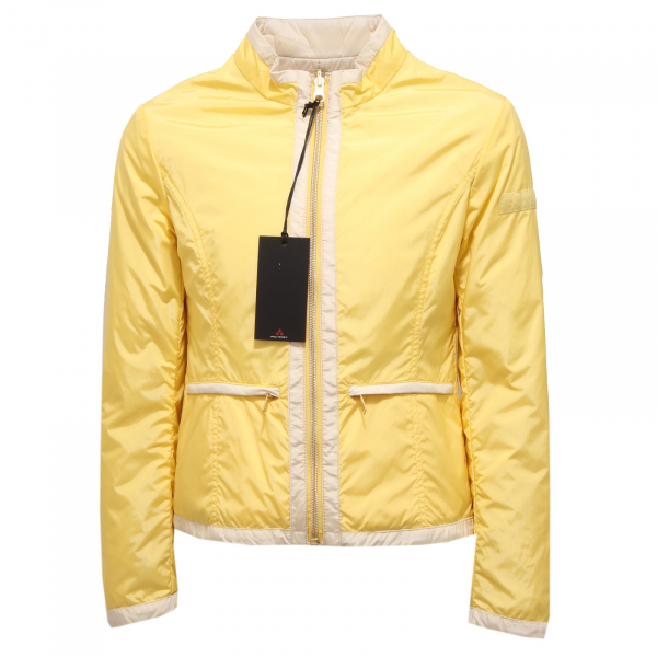 5540R giubbotto bimba girl PEUTEREY BONAIRE beige/yellow reversible jacket
