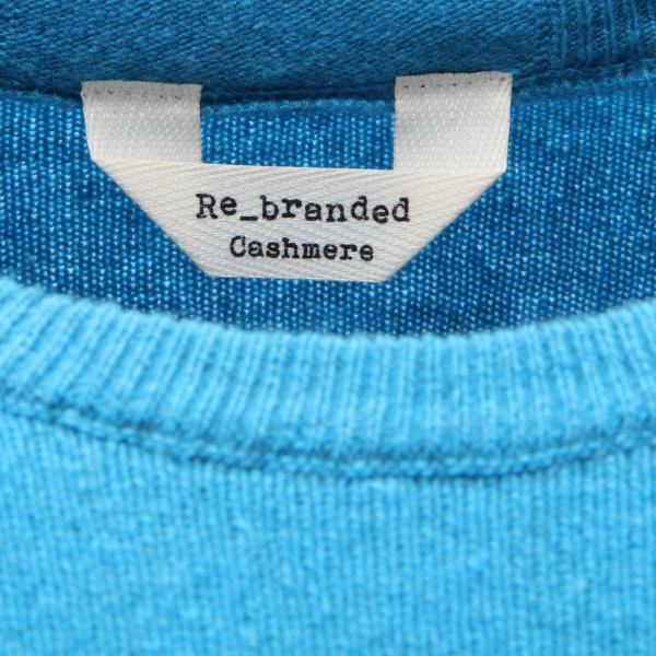 5542AF maglione uomo RE_BRANDED CASHMERE turquoise cashmere sweater man